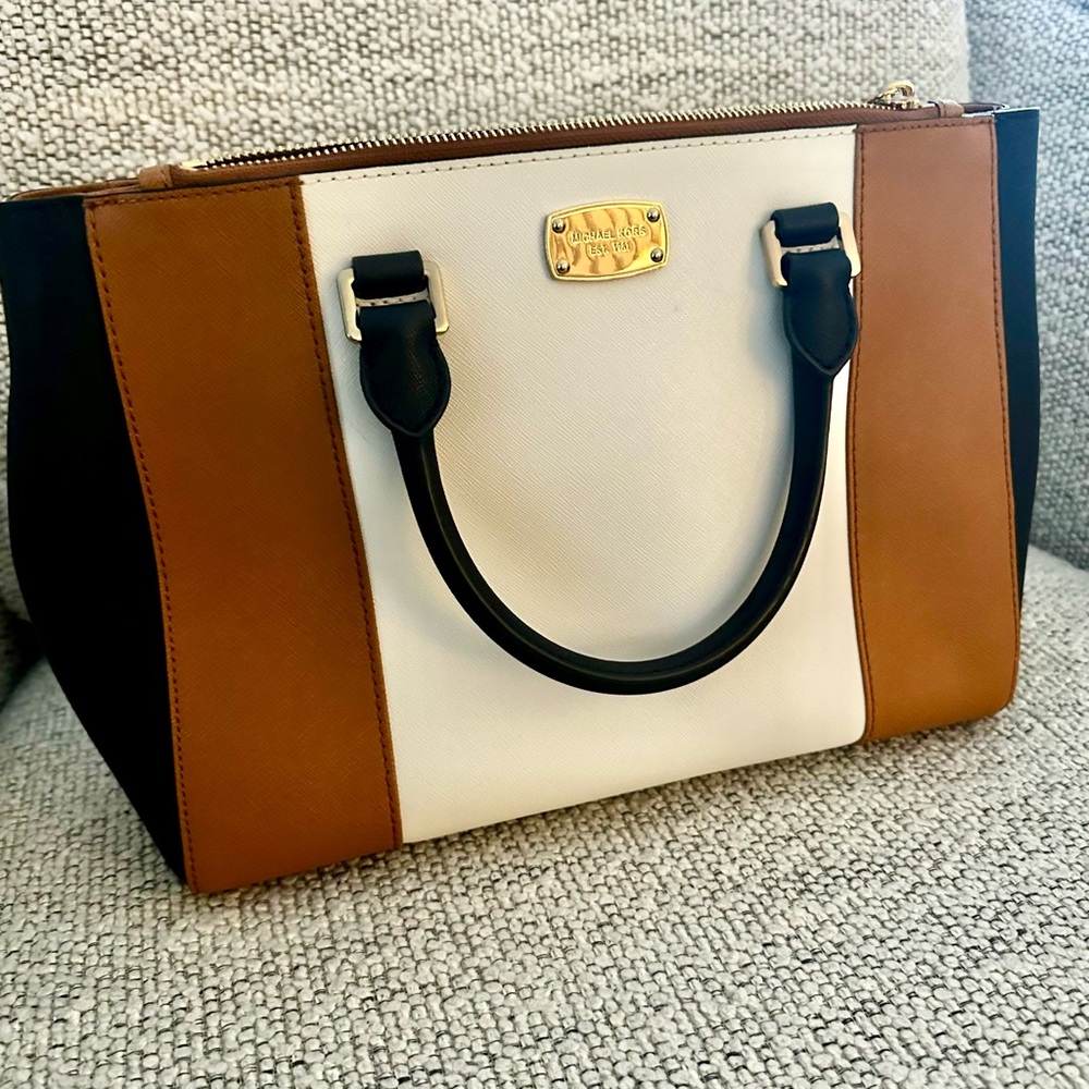 Michael Kors Tricolor Satchel excellent condition